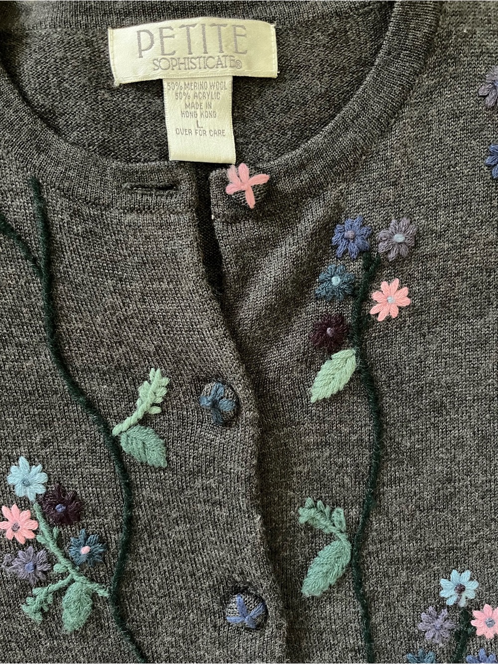 Embroidered Cardigan - Picture 2 of 5